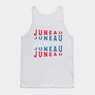 TEXT ART USA JUNEAU Tank Top